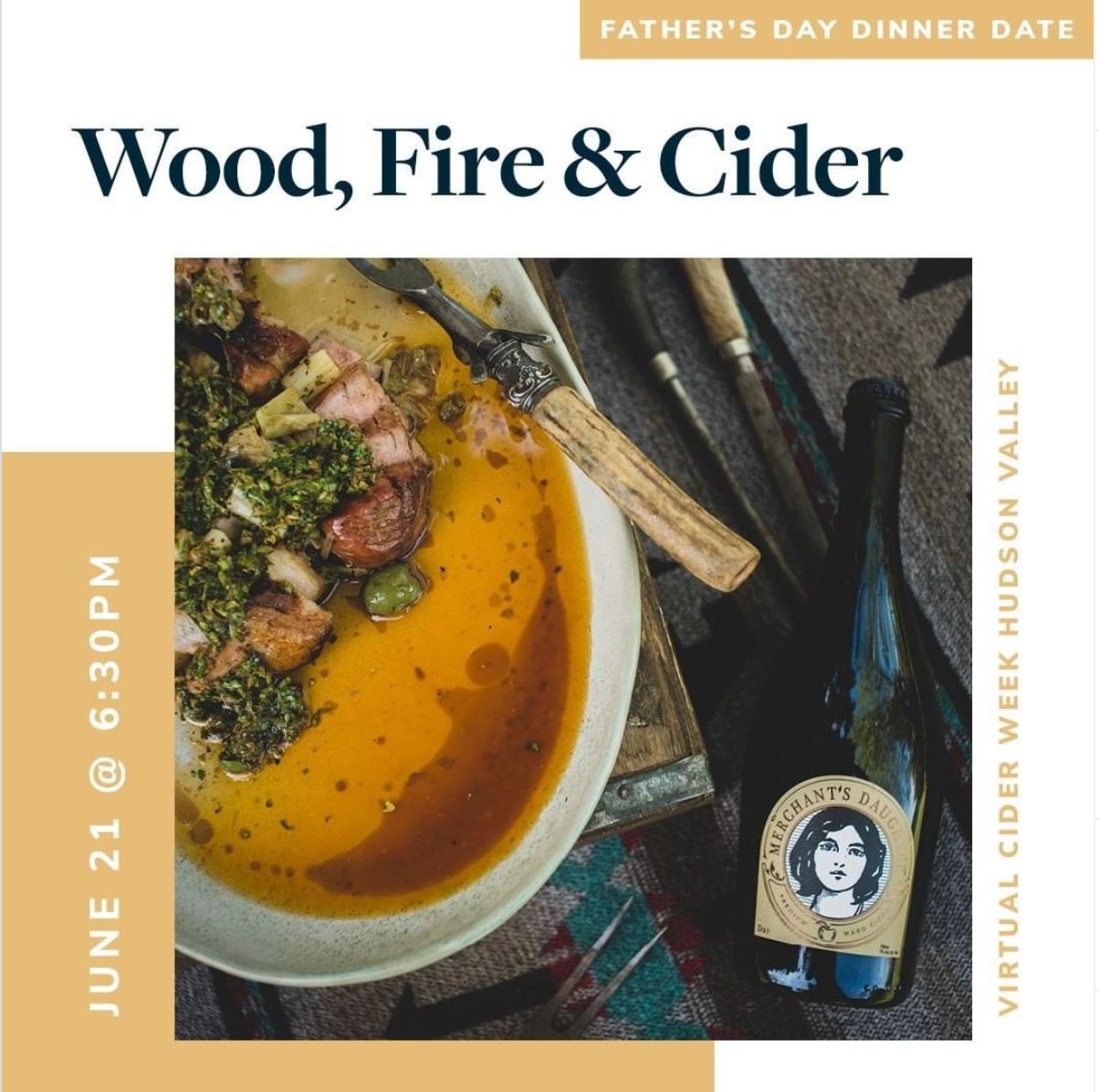 Slow Roasted Cider Glazed Pork Chop – with Merchant's Daughter